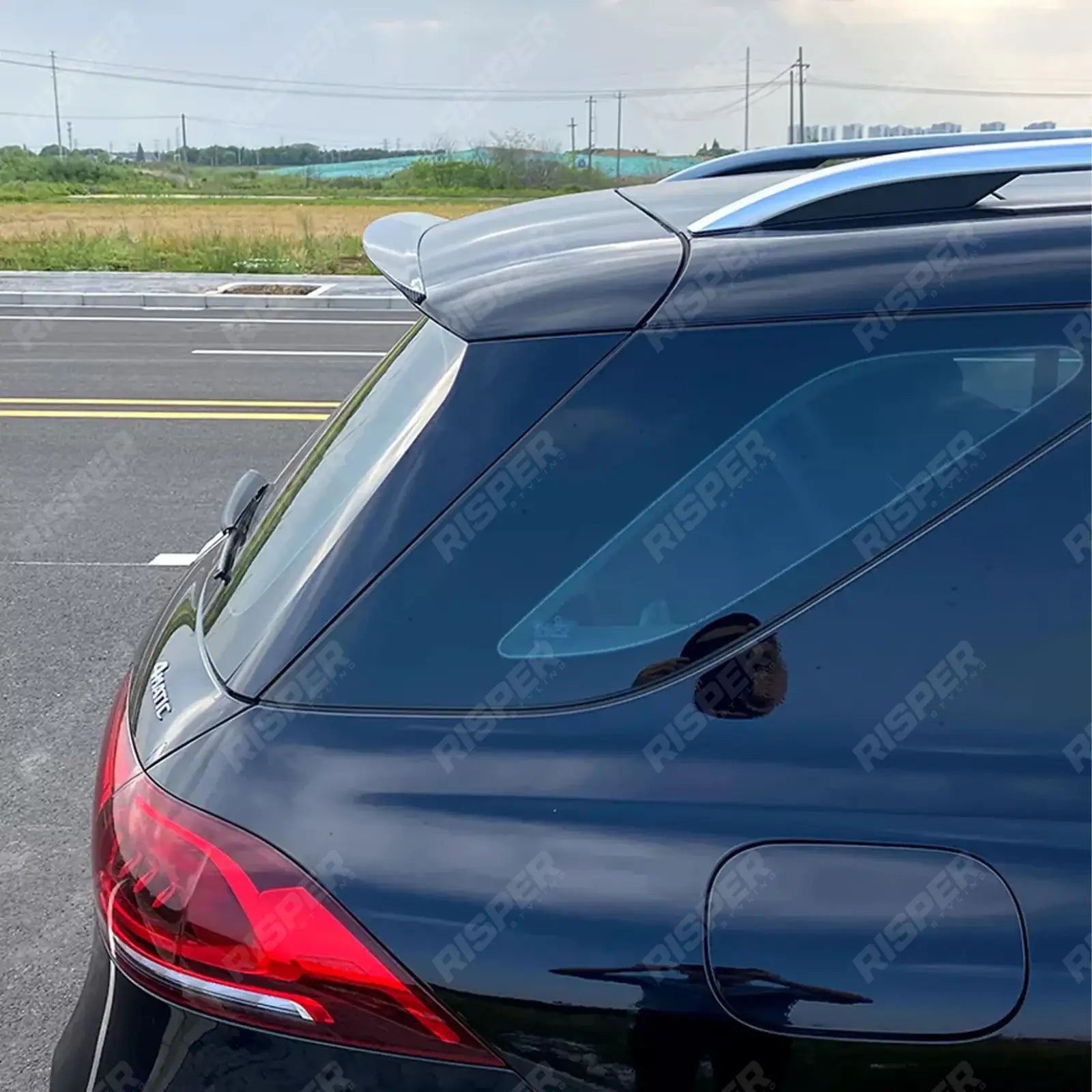 Mercedes GLE W167 2019+ Rear Spoiler In Gloss Black Spoiler