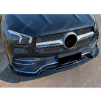Mercedes GLE W167 C167 2019-2023 AMG Line Pre Facelift Front Splitter In Gloss Black Front Splitter