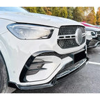 Mercedes GLE W167 C167 2024+ AMG Line Facelift Front Splitter In Gloss Black Front Splitter