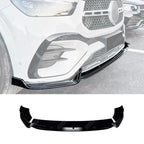 Mercedes GLE W167 C167 2024+ AMG Line Facelift Front Splitter In Gloss Black Front Splitter