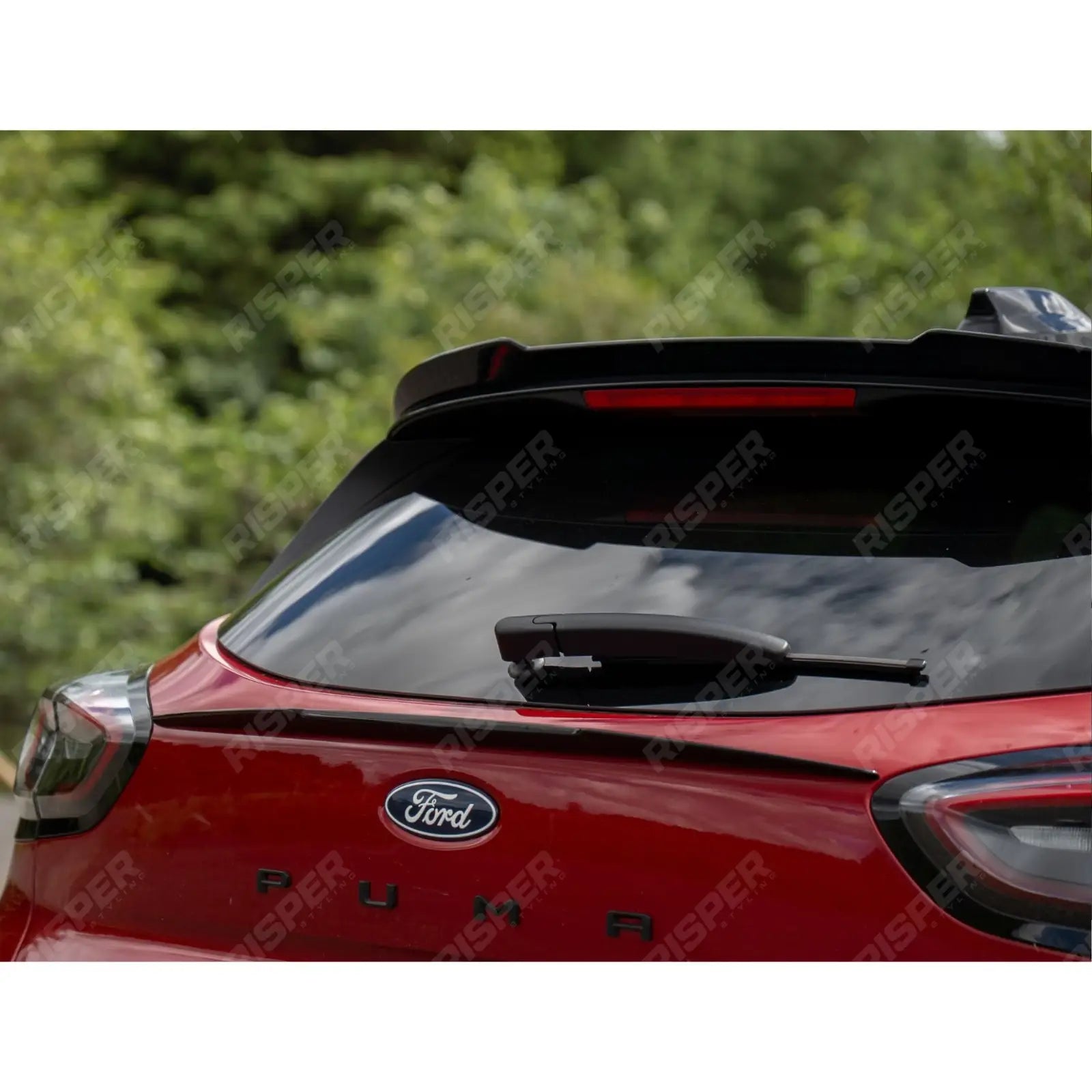 Mid Boot Spoiler In Gloss Black For Ford Puma ST Line & ST Line X 2019+ - Rear Spoilers