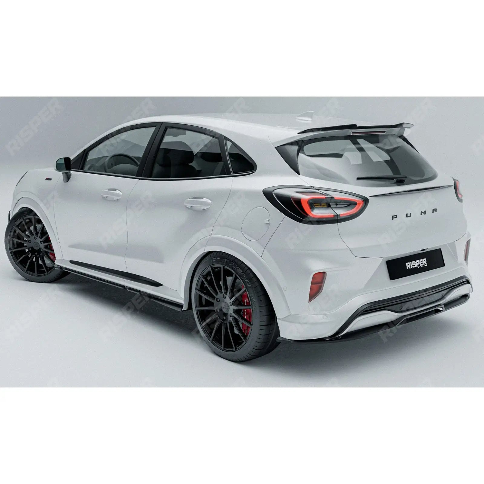 Ford Puma ST Line & ST Line X 2019+ Mid Boot Spoiler In Gloss Black Rear Spoilers