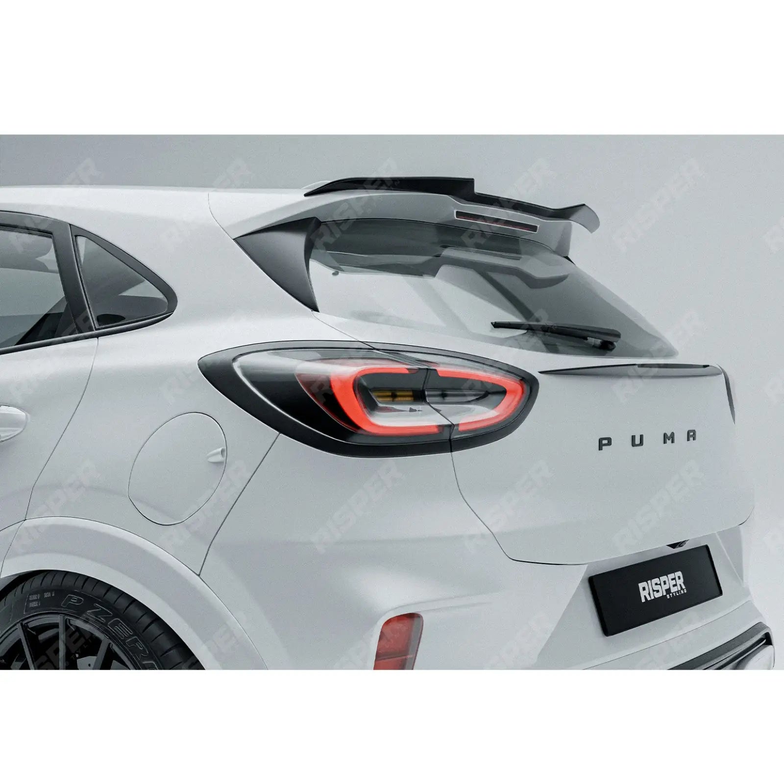 Ford Puma ST Line & ST Line X 2019+ Mid Boot Spoiler In Gloss Black Rear Spoilers