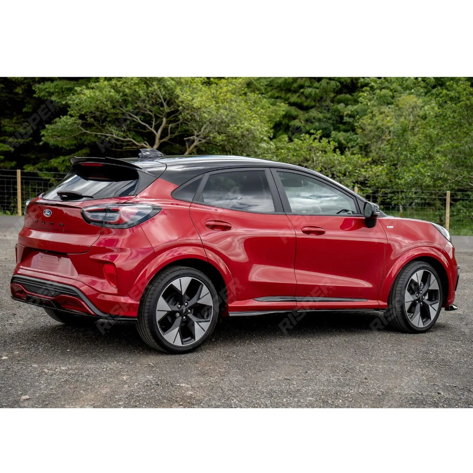 Mid Boot Spoiler In Gloss Black For Ford Puma ST Line & ST Line X 2019+ - Rear Spoilers