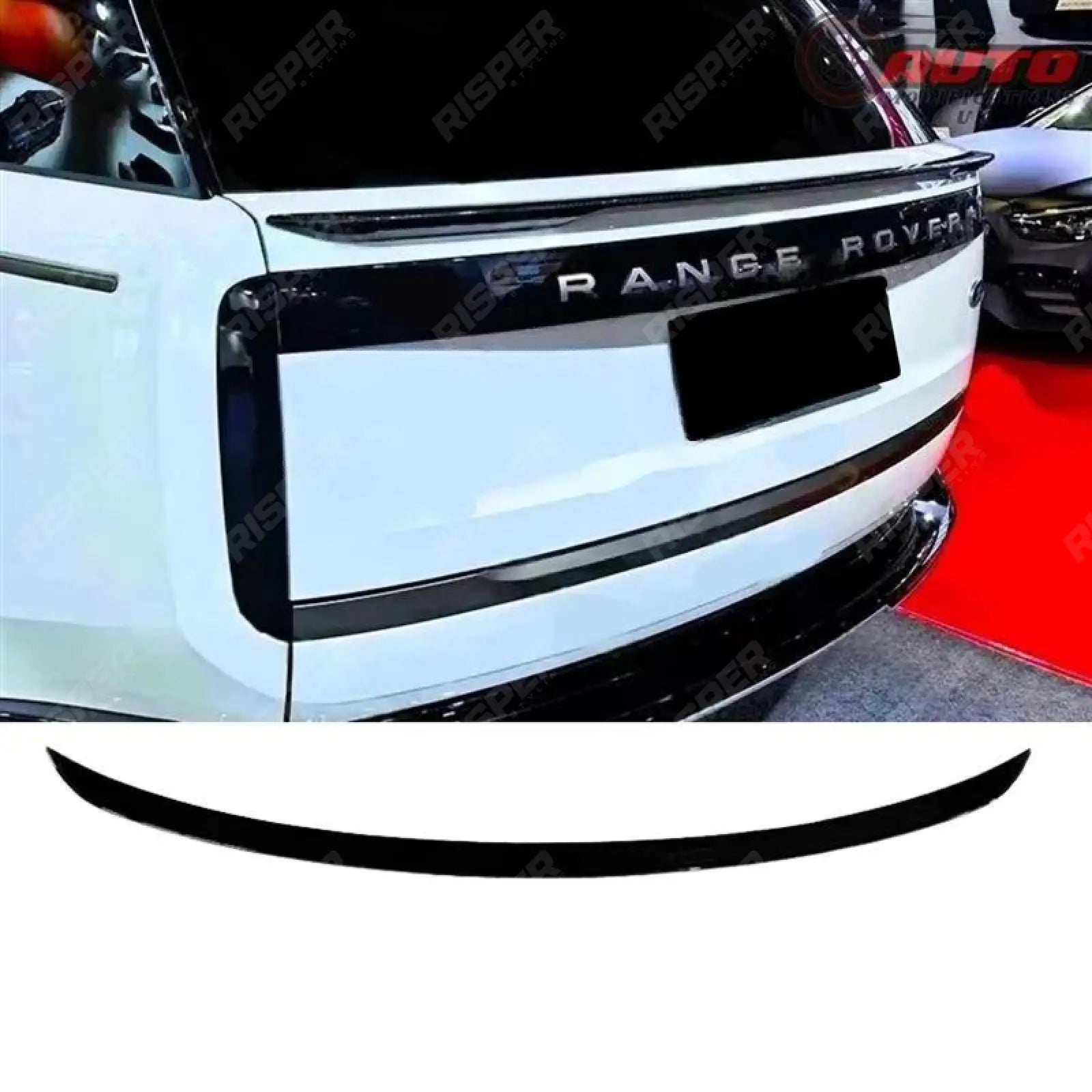 Mid Spoiler in Gloss Black For Range Rover Vogue L460 2023 on - Rear Spoilers
