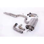 Audi RS3 Sportback 400PS 8Y OPF GPF Back Milltek Sport Exhaust System Non Resonated (louder) Exhaust Systems