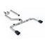 Volkswagen Golf MK8.5 GTi 2024+ 265ps) Milltek Sport OPF Back Exhaust System Race System (Loudest) - Cerakote Black