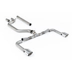 Volkswagen Golf MK8.5 GTi 2024+ 265ps) Milltek Sport OPF Back Exhaust System Race System (Loudest) - Polished Tips