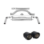 Volkswagen Golf MK8.5 GTi 2024+ 265ps) Milltek Sport OPF Back Exhaust System Resonated EC Approved - Carbon Jet Tips