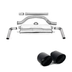 Volkswagen Golf MK8.5 GTi 2024+ 265ps) Milltek Sport OPF Back Exhaust System Resonated EC Approved - Cerakote Black