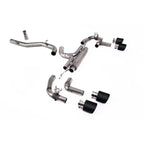 Volkswagen Golf MK8 R 2020-2024 (320ps) Milltek Sport Race OPF Back Exhaust System Race Valved (Loudest) - Carbon Jet