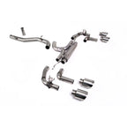 Volkswagen Golf MK8 R 2020-2024 (320ps) Milltek Sport Race OPF Back Exhaust System Race Valved (Loudest) - Polished