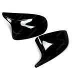 BMW X3 F25 X5 F15 X6 F16 Mirror Covers In Gloss Black - Mirror Covers