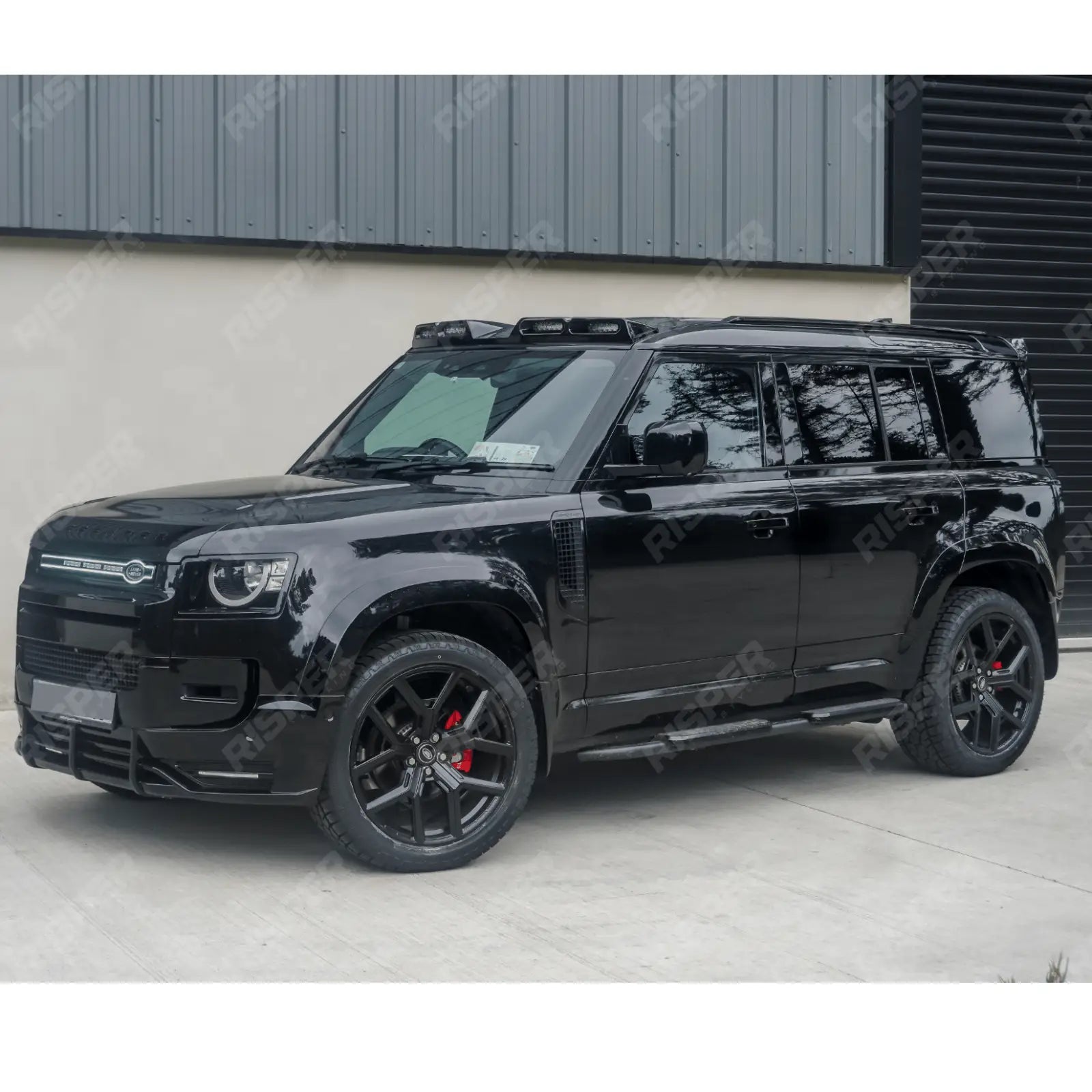 STX Style Roof Rail Pair in Black For Land Rover Defender 110/130 L663 2020 On Secondary image