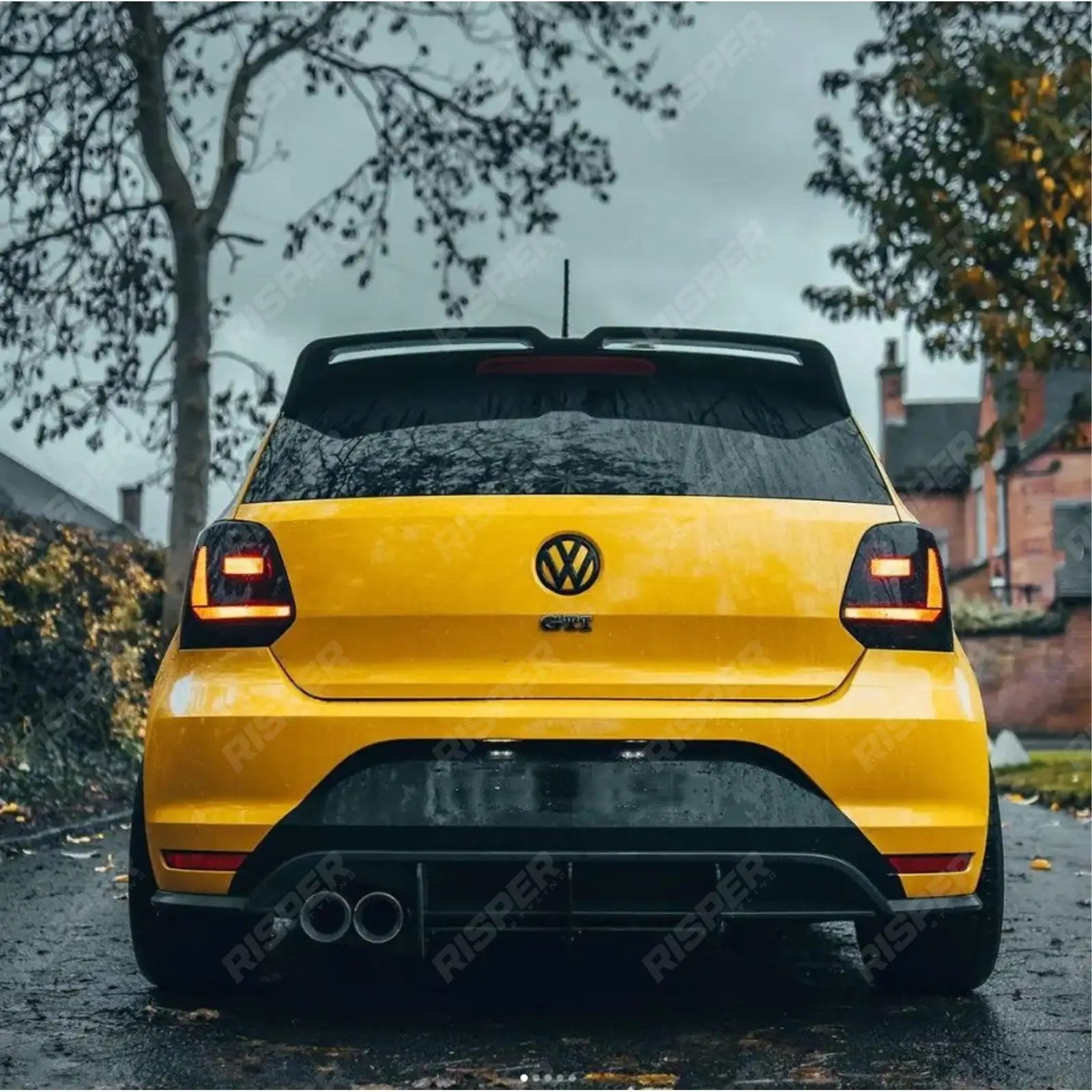 Volkswagen Polo MK5 6C/6R 2009 - 2017 - Oettinger Style Rear Spoiler in Gloss Black