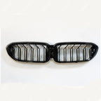 BMW 5 Series G30 Pre LCI 2017 - 2020 Old to New M5 Look Dual Slat Front Grille In Gloss Black