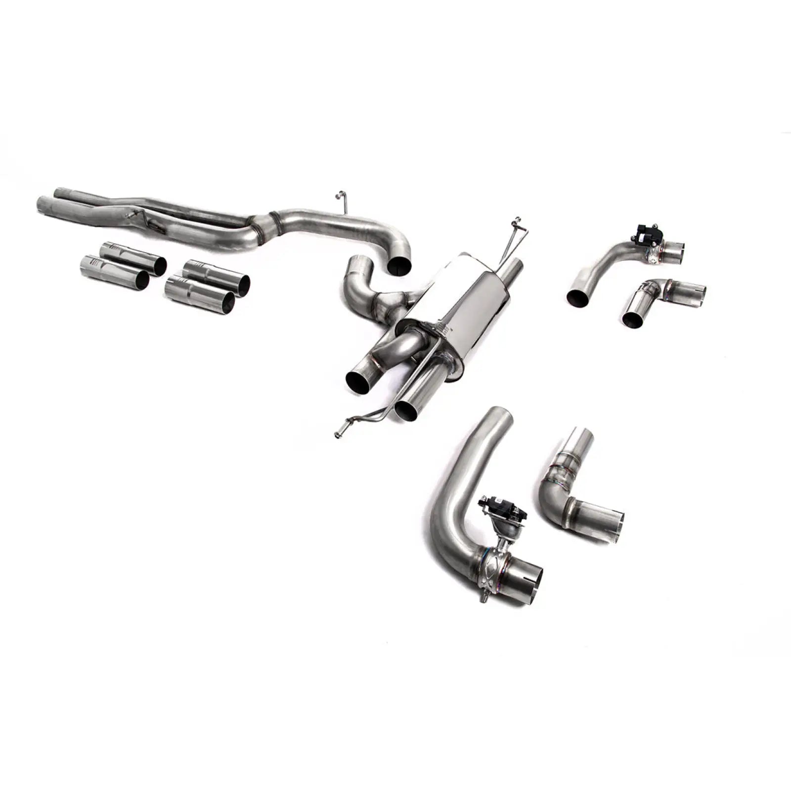 Audi RS3 Saloon/Sedan 400PS 8Y OPF GPF Back Milltek Sport Exhaust System Race Non Resonated (loudest) Exhaust Systems