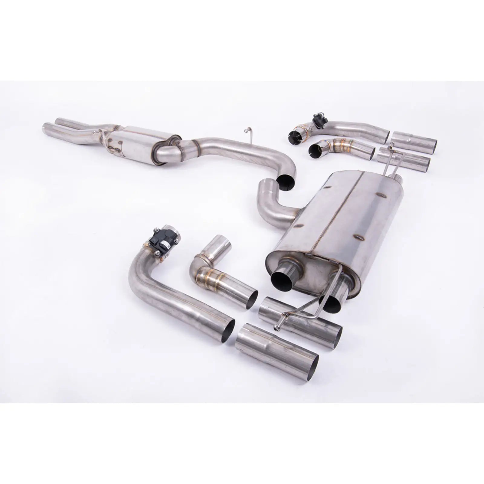 Audi RS3 Saloon/Sedan 400PS 8Y OPF GPF Back Milltek Sport Exhaust System Resonated (quieter) EC Approved Exhaust Systems