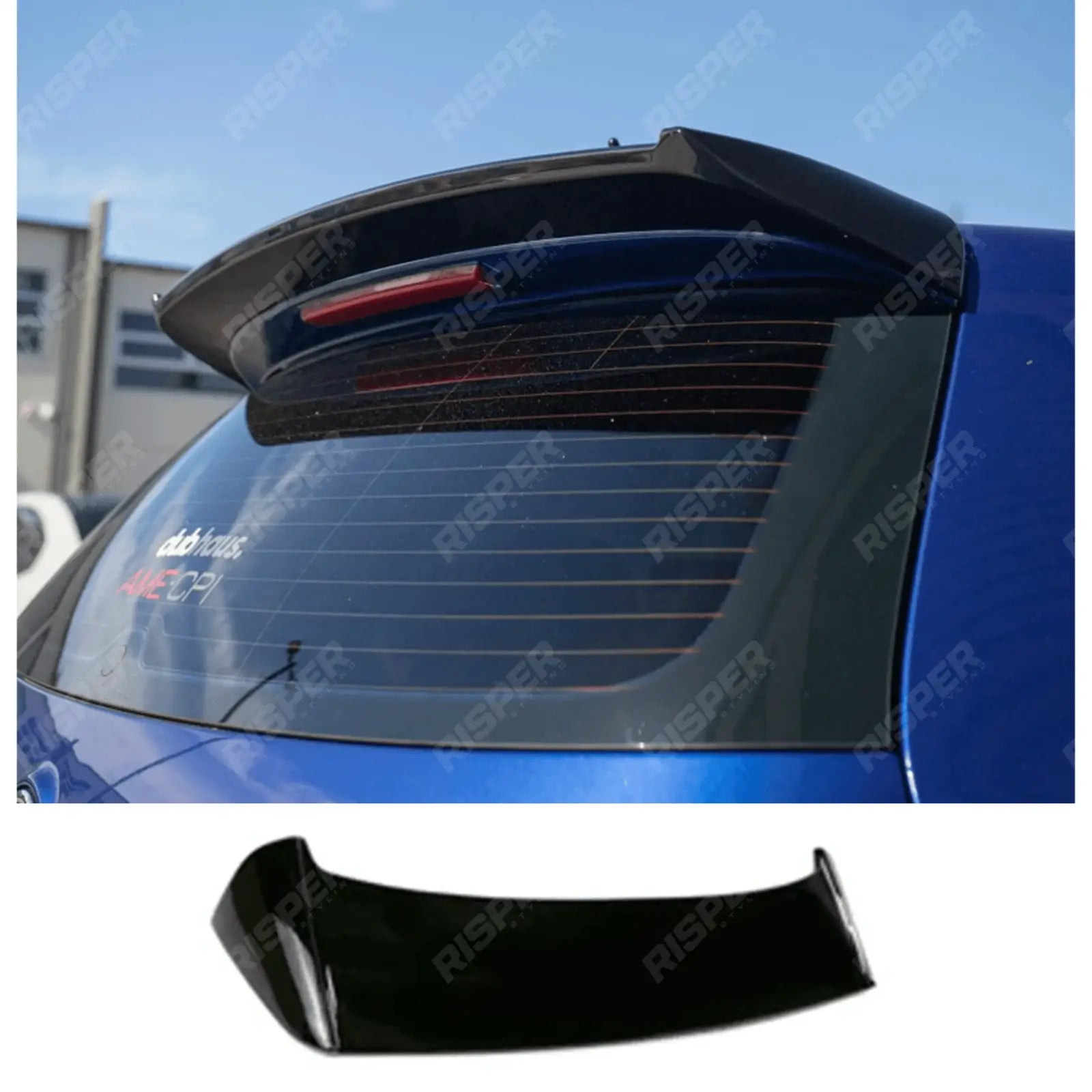 Osir Style Rear Spoiler In Gloss Black For Volkswagen Golf MK5 GTI 2003-2008 - Rear Spoilers Main image