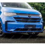 Volkswagen Transporter T7 2025 on Outer Canard Loops In Gloss Black Front Splitter