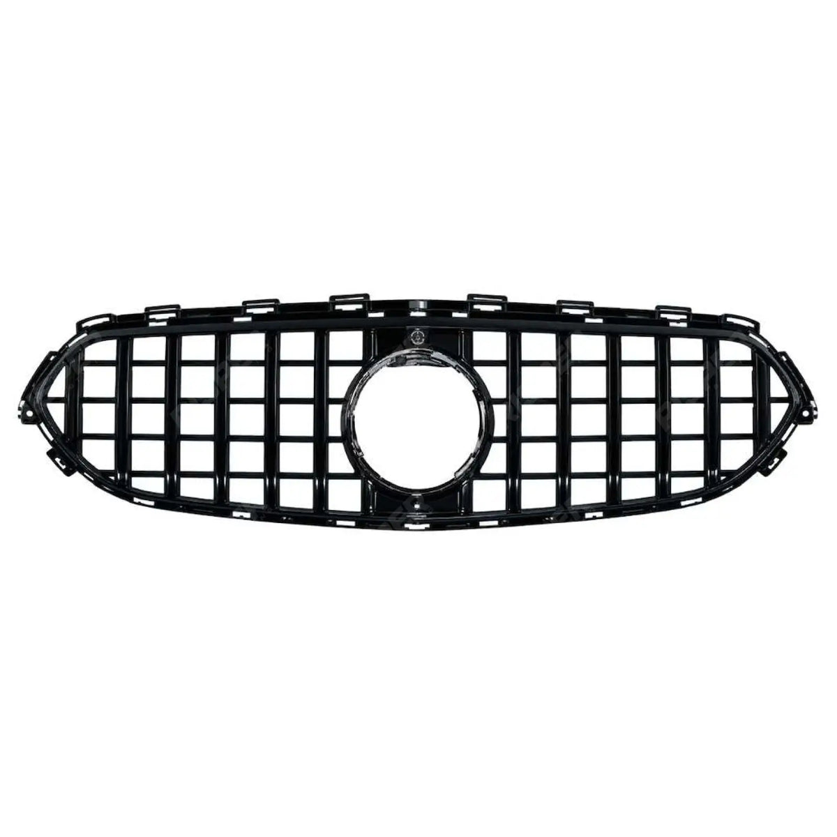 Panamericana GT Style (Camera Compatible) Front Grille In Gloss Black For Mercedes E Class W213 2020-2023 - Grilles Main image