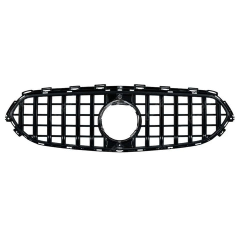 Panamericana GT Style (Camera Compatible) Front Grille In Gloss Black For Mercedes E Class W213 2020-2023 - Grilles