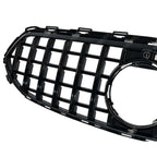 Panamericana GT Style (Camera Compatible) Front Grille In Gloss Black For Mercedes E Class W213 2020-2023 - Grilles