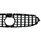 Panamericana GT Style (Camera Compatible) Front Grille In Gloss Black For Mercedes E Class W213 2020-2023 - Grilles