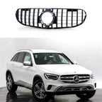 Panamericana Gt Style Upgrade Front Grill Gloss Black For Mercedes Glc X253 2019-2022 - Grilles