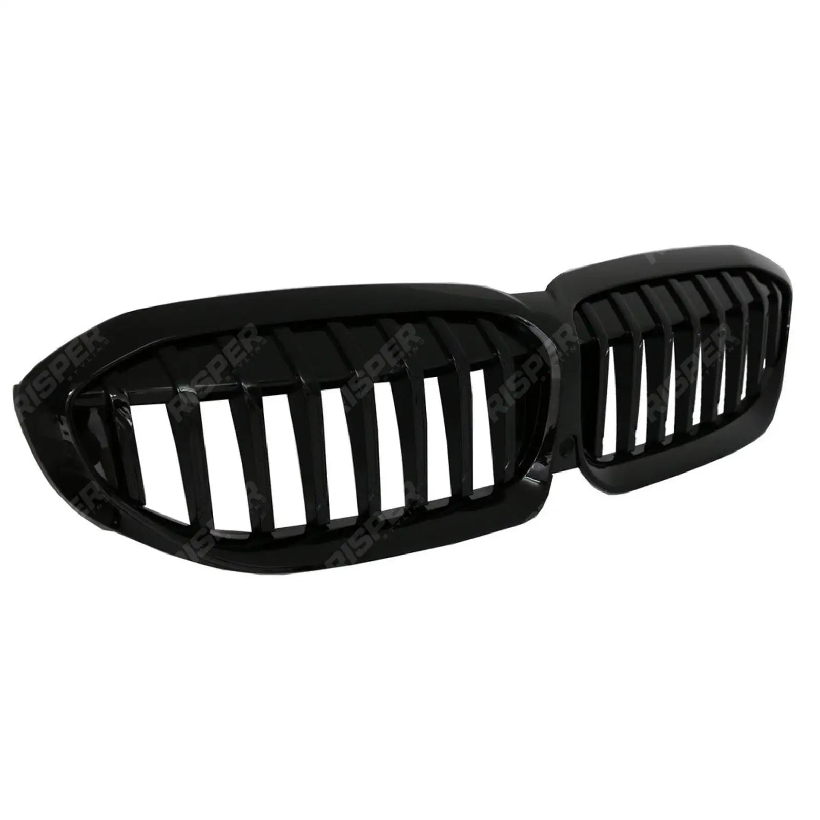 (Pre-LCI) Gloss Black Solid Slat Front Grill For BMW 3 Series G20/G21 2018-2021 Secondary image