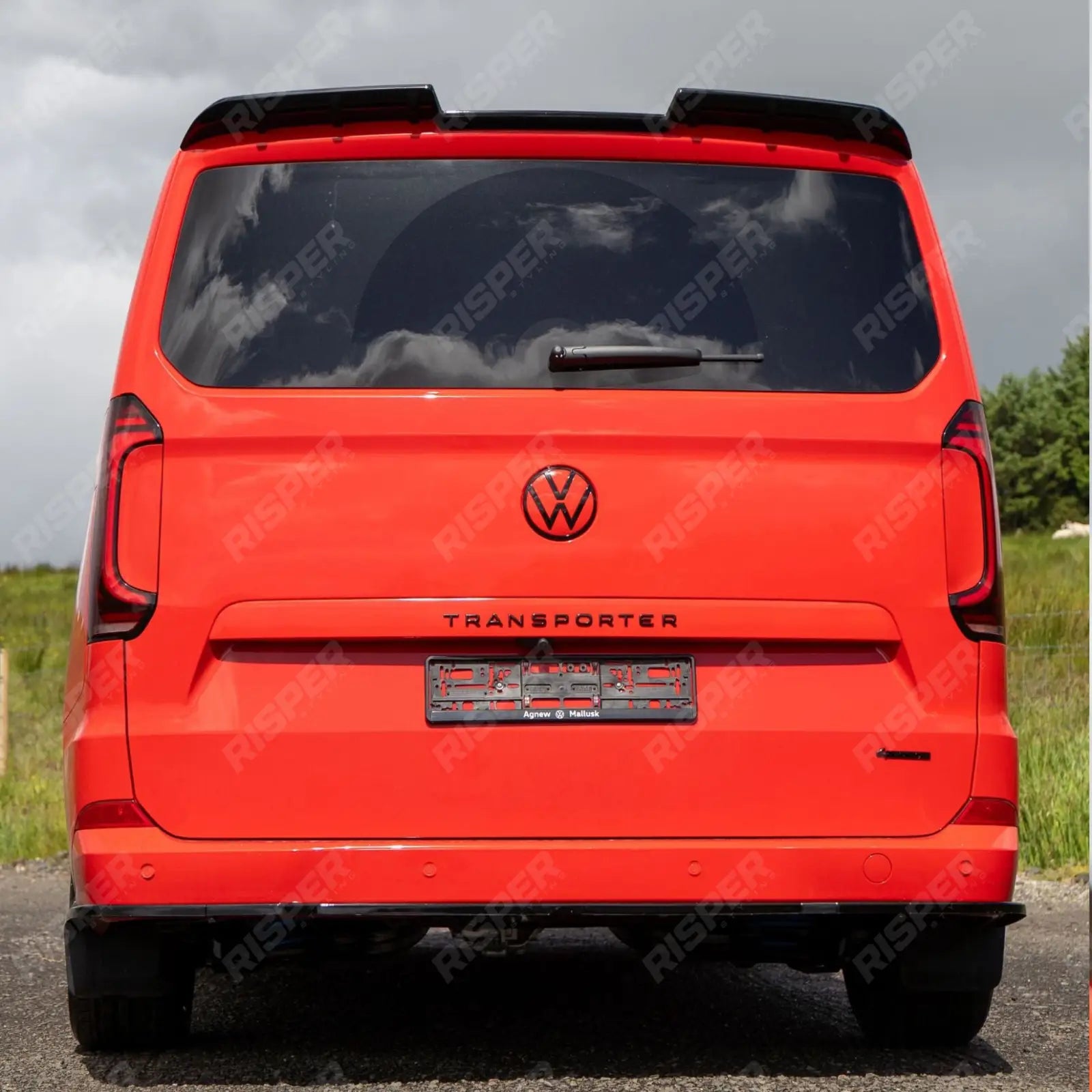 Premium Aero Kit In Gloss Black For Volkswagen Transporter T7 SWB TAILGATE 2025 on - Aero Kit