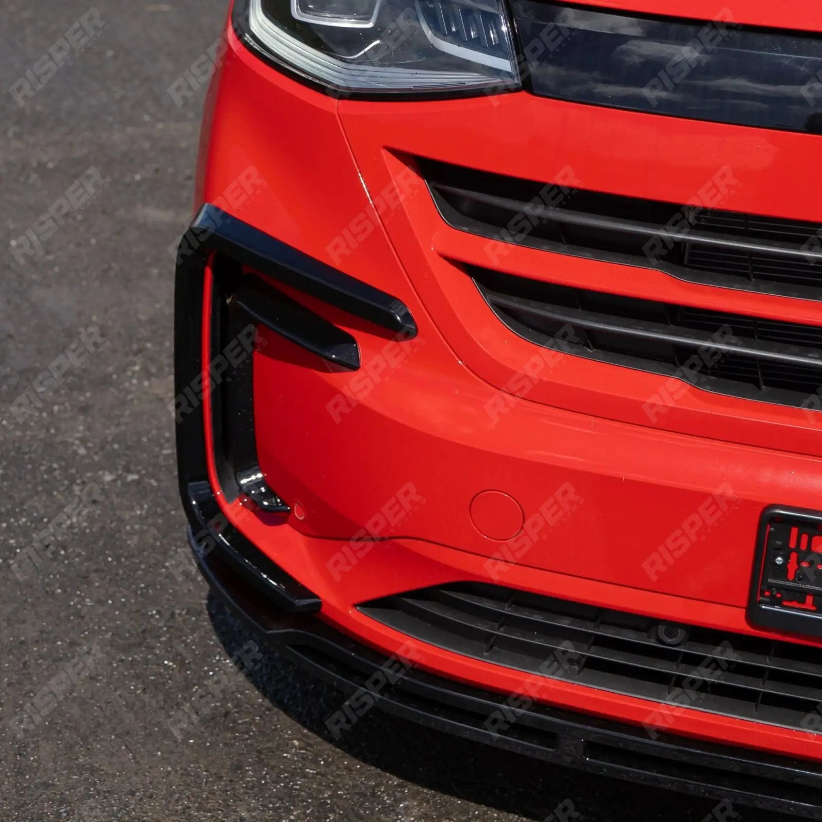 Premium Aero Kit In Gloss Black For Volkswagen Transporter T7 SWB TAILGATE 2025 on - Aero Kit