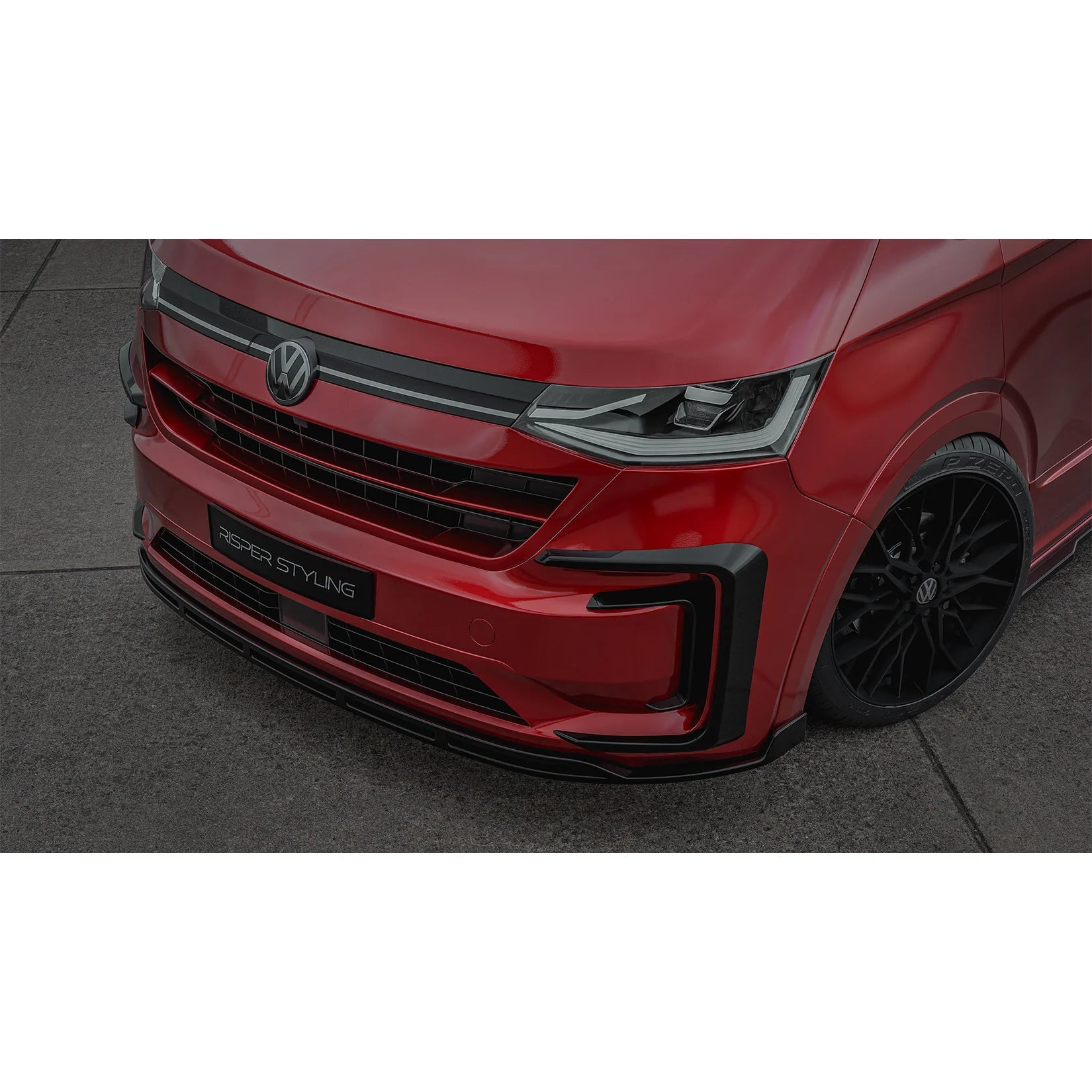Volkswagen Transporter T7 LWB 2025 on V1 Premium Aero Kit In Gloss Black