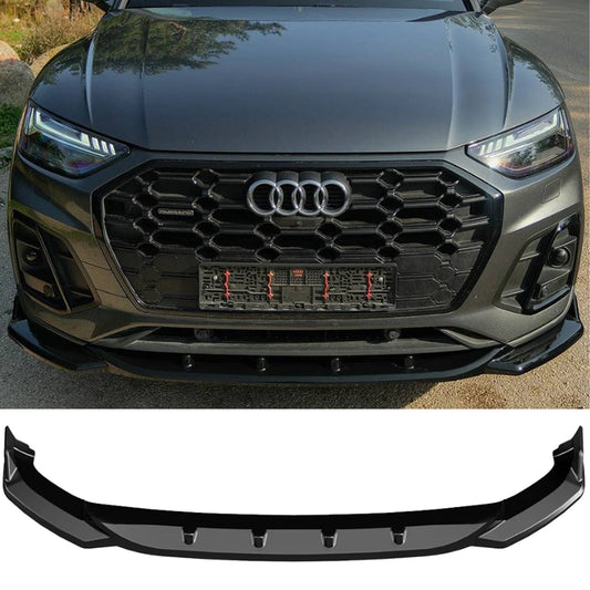 Audi SQ5 / Q5 S - Line Mk2 Facelift 2020 - 2024 Front Splitter In Gloss Black 1650