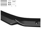 Hyundai I20 N Mk3 2020+ Front Splitter In Gloss Black