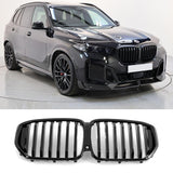 BMW G05 LCI 2023+ Single Slat Front Grill In Gloss Black