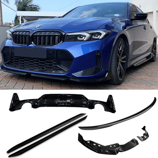 BMW 3 Series G20 M Sport LCI Aero Kit In Gloss Black