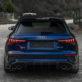 Audi S3 8Y 2020-2024 / A3 S-Line Hatchback 2020-2024 Aero Body Kit In Gloss Black