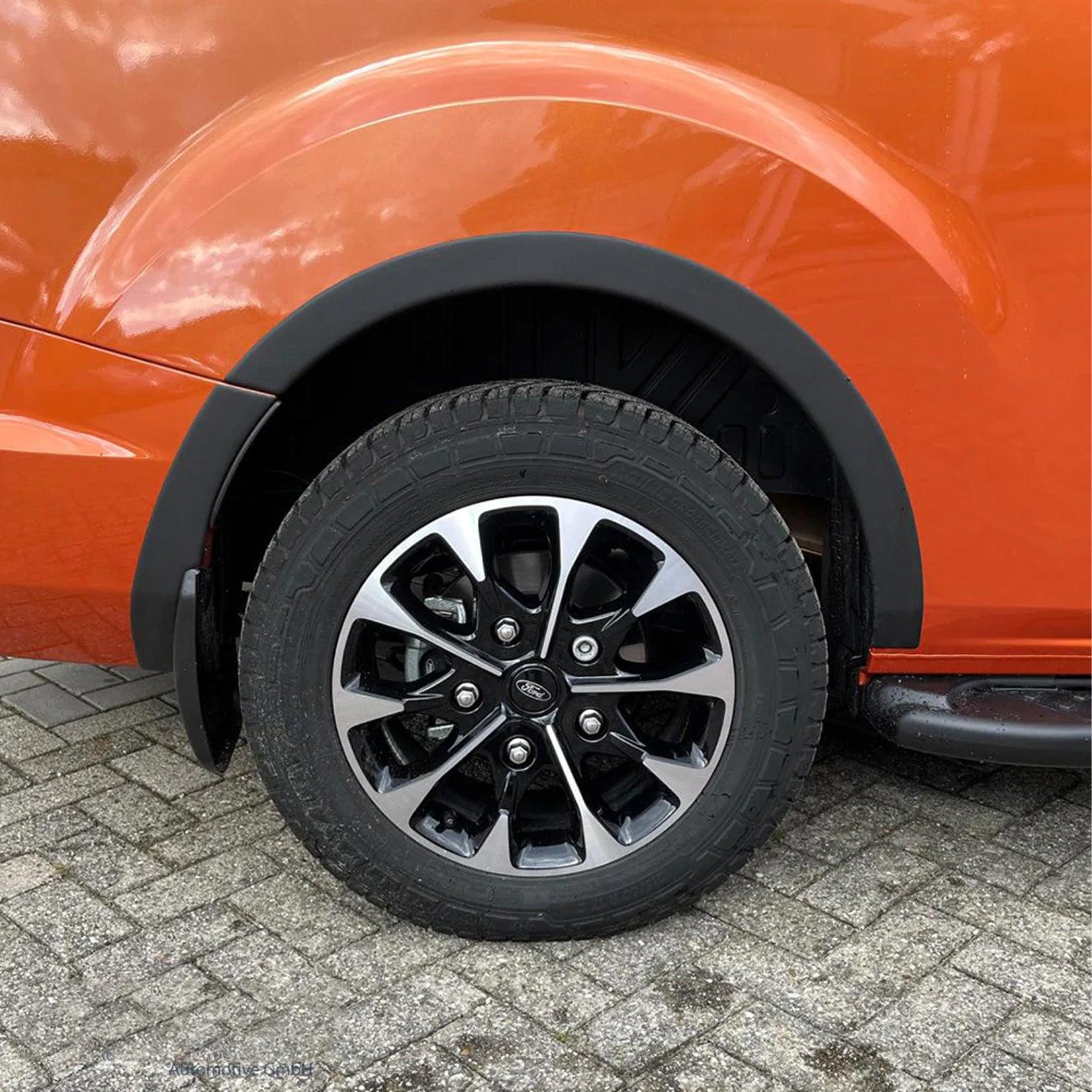 Ford Transit Custom Mk1 Facelift 2018 - 2024 - Wheel Arch Trims (10pcs) - Gloss Black