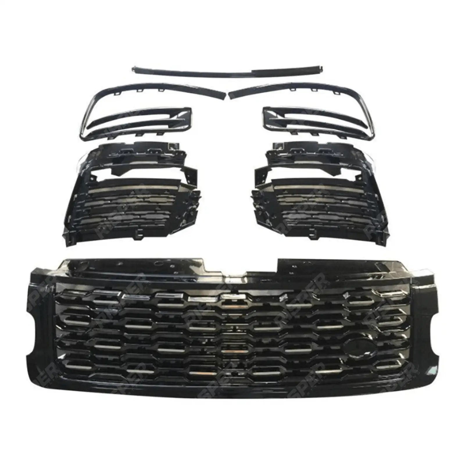 Range Rover Vogue L405 2018+ 6 Piece Sva Gloss Black Grill Kit Main image