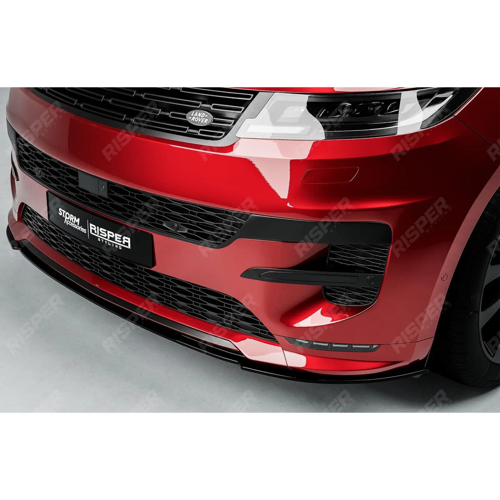 Range Rover Sport L461 2023+ SV Style Front Splitter Lip In Gloss Blac ...