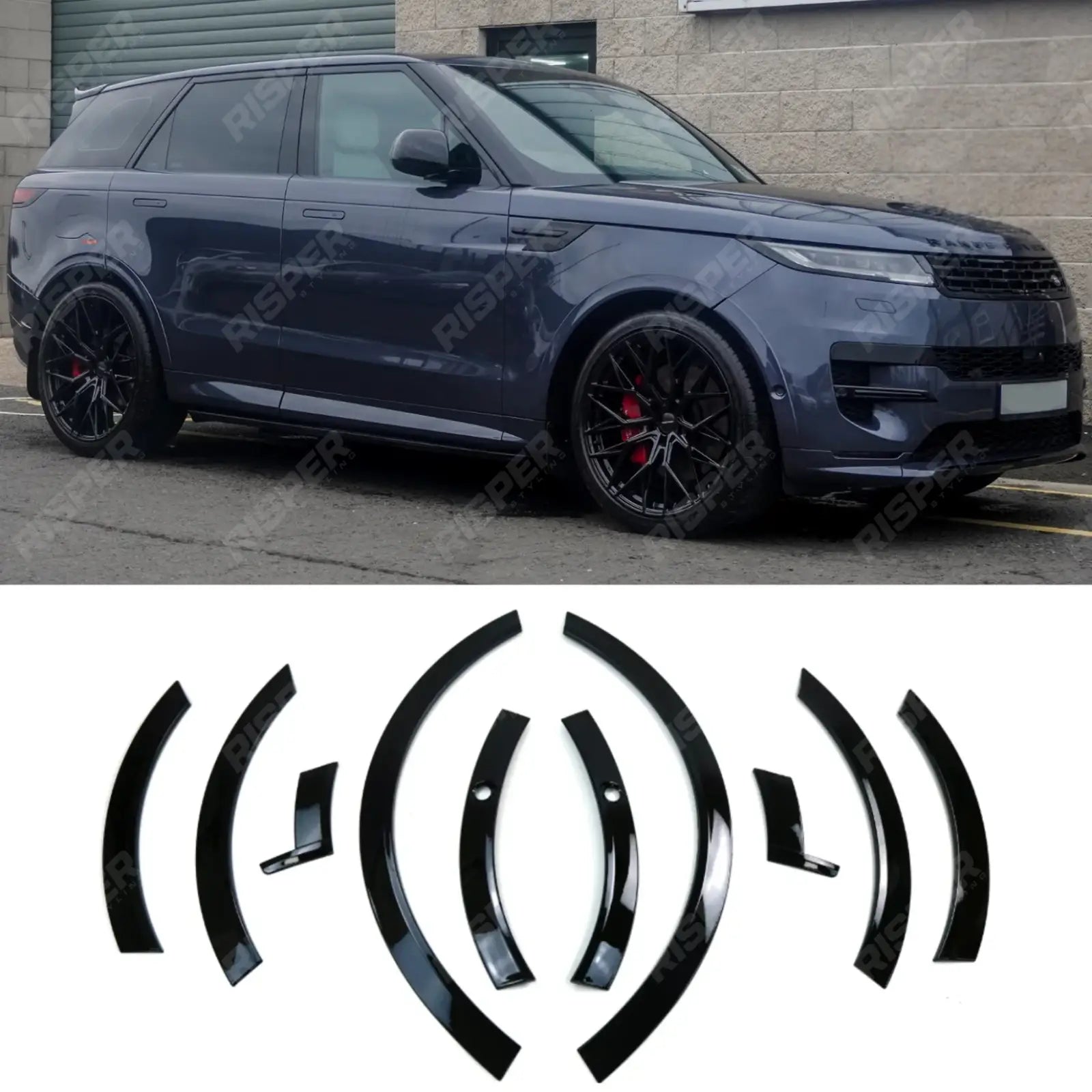 Range Rover Sport L461 Wheel Arches In Gloss Black Wheel Arch Kit Main image