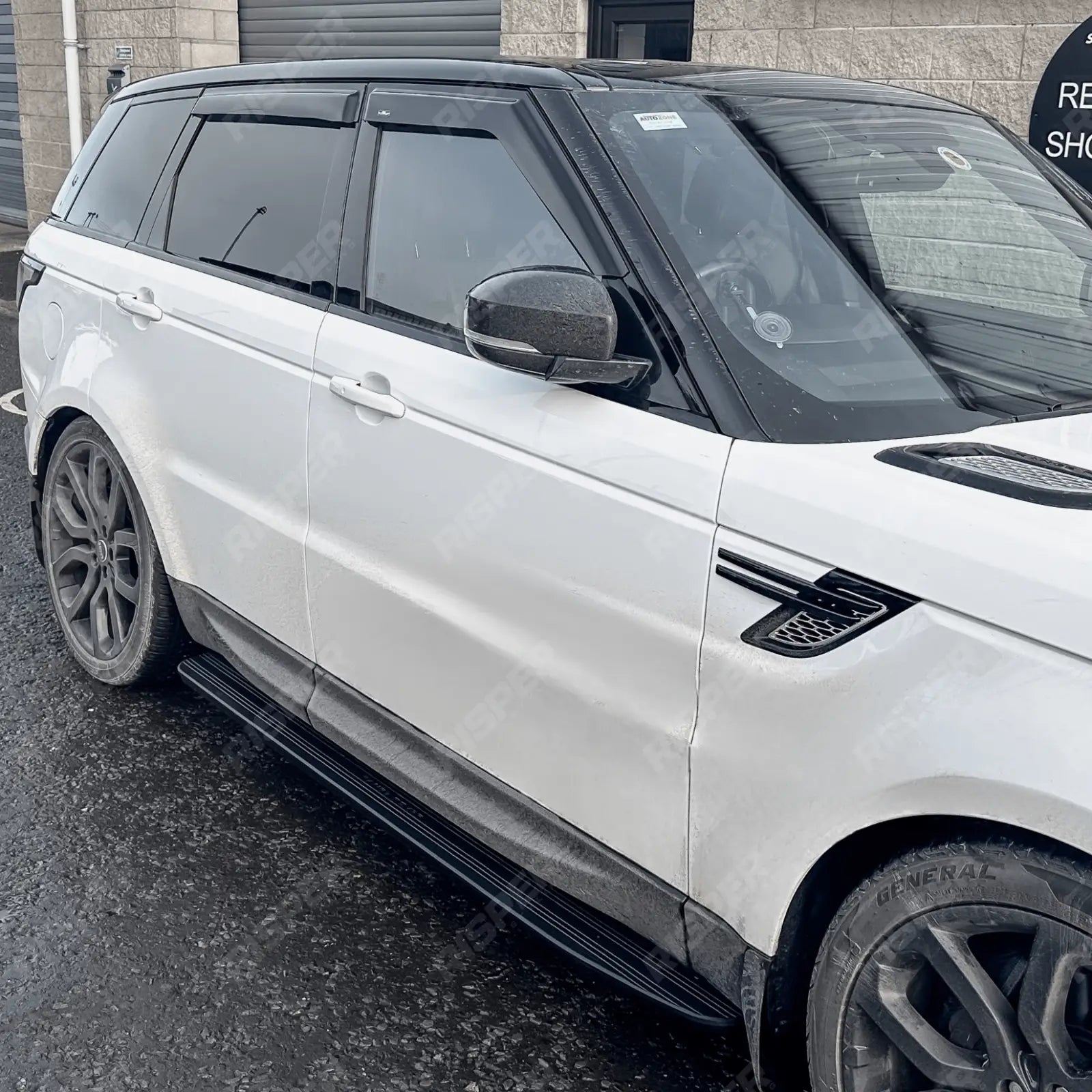 Range Rover Sport / Vogue / 2013 - 2021 All Black Side Steps ...
