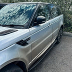 Range Rover Sport / Vogue / 2013 On Side Steps Running Boards Silver & Black