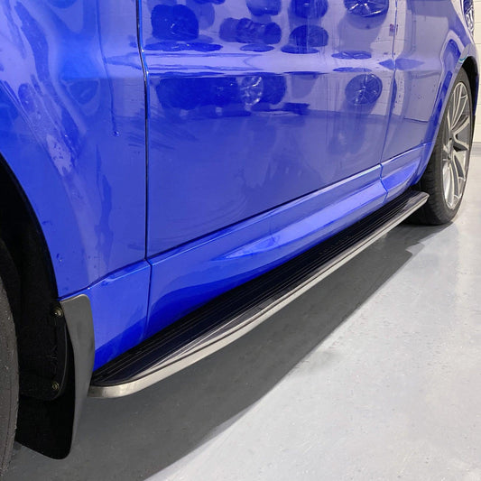 Range Rover Sport / Vogue / 2013 On Side Steps Running Boards Silver & Black