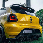 Volkswagen Polo MK5 6C GTI 2014 - 2018 - Rear Blade Style Diffuser in Gloss Black