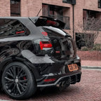 Volkswagen Polo MK5 6C GTI 2014 - 2018 - Rear Blade Style Diffuser in Gloss Black