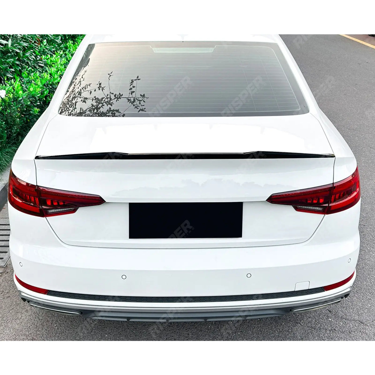 Rear Boot Spoiler in Gloss Black For Audi A4 B9 2017-2024 - Rear Spoilers