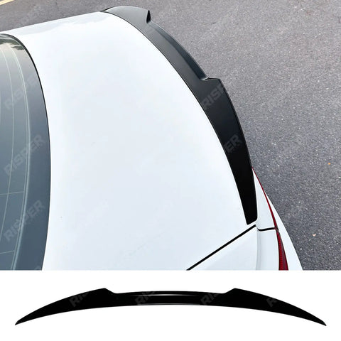 Rear Boot Spoiler in Gloss Black For Audi A4 B9 2017-2024 - Rear Spoilers