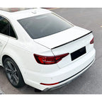 Rear Boot Spoiler in Gloss Black For Audi A4 B9 2017-2024 - Rear Spoilers